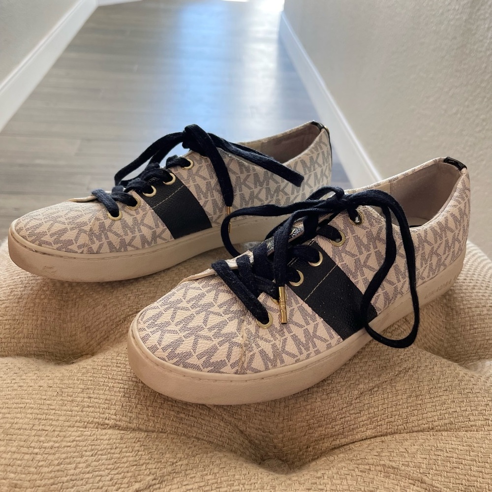 Michael Kors Navy Blue Sneakers